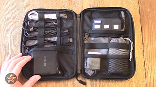 BAGSMART Travel Universal Cable Organizer Electronics Accessories Cases Review