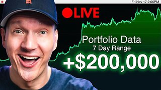 My Crypto Portfolio Is Up $200K... Here's what's working (LIVE)