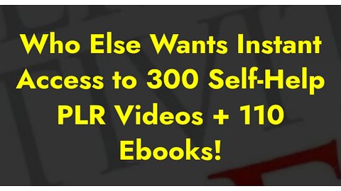 (AI PRODUCTS ) Get 300 videos and 110 ebooks to post and earn money with AI