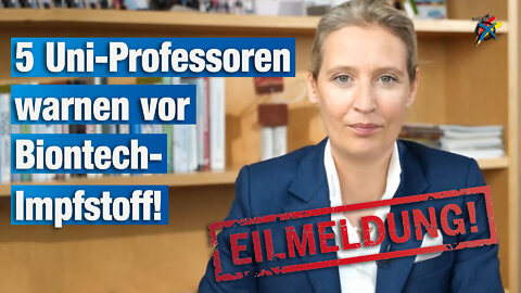 +++ 5 Uni-Professoren warnen vor Biontech-Impfstoff! +++