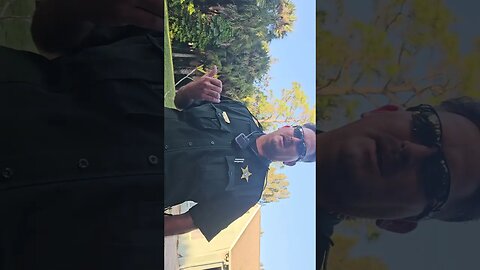 Meet Brevard County Sheriff M. Bialobrzeski #4069 as he attempts to intimidate a friend of a vicitim