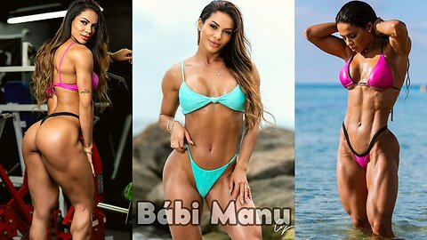 Bábi Manu, ATLETA IFBB WELLNESS PRO que alcançou um SHAPE IMPRESSIONANTE | Motivação Maromba