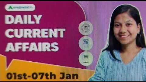 RBI, SEBI & NABARD | Daily Current Affairs | 1st to 7th January - Neha