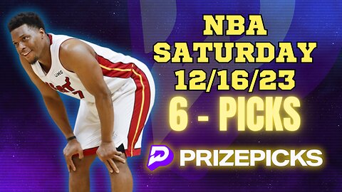 #PRIZEPICKS | BEST PICKS #NBA SATURDAY | 12/16/2023 | TODAY | BEST BETS | #BASKETBALL | PROP BETS