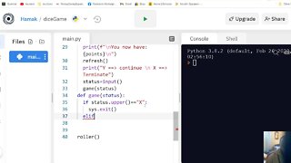 Python tutorial - 3 Dice Roll Game
