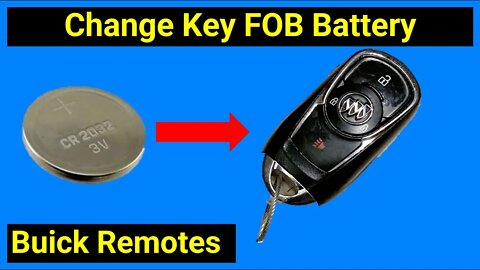 ✅ How to Change Key Fob Battery for Buick Remotes. Encore, Regal, LaCrosse, Envision, Enclave
