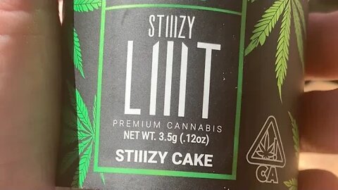 Cannabis Review - Stiiizy Cake