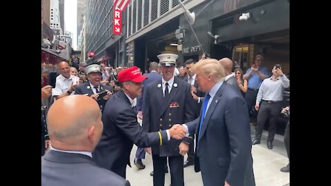 Trump on 9/11 honoring NYPD and NYFD