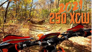 Test riding the 2021 KTM 250 XCW at Crow Canyon!
