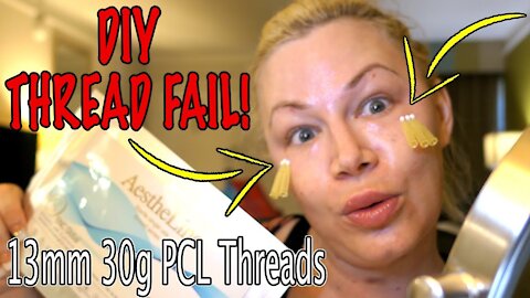 Thread FAIL 13mm 30g PCL threads in my Eyes | Code Jessica10 saves you $$$