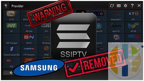 SS-IPTV removed by Samsung DO NOT REST The Smart TV!