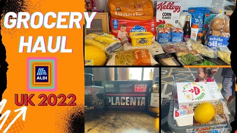 £54 ALDI GROCERY HAUL UK AUGUST 2022 & MEAL PLAN / £30 HAIR TREATMENT