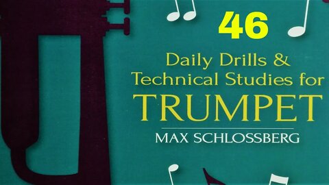 [TRUMPET TECHNICAL STUDIES] Max Schlossberg Intervals Drills for Trumpet 046