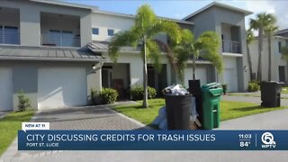 Port St. Lucie discussing credits for trash issues