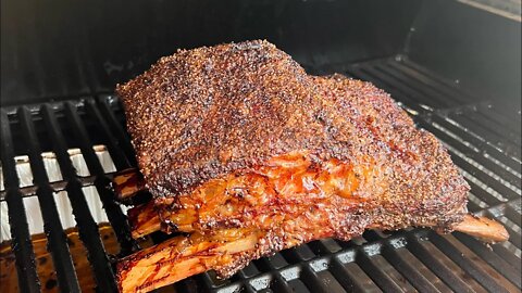 Smoked Dino beef ribs