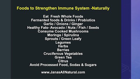 Dr Jana Schmidt | "Every Time You Drink Something, Every Time You Eat Something, You're Saying I'm Strengthening My Immune System Or I'm Weakening It"