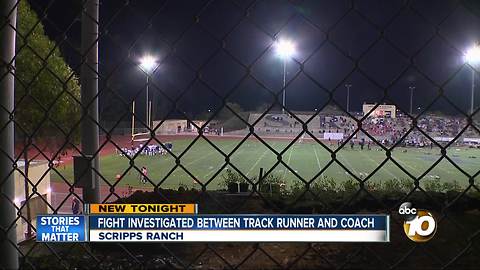 Fight investigated between Scripps Ranch track runner and coach