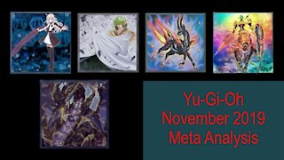 Yugioh! Meta Analysis November 2019 format