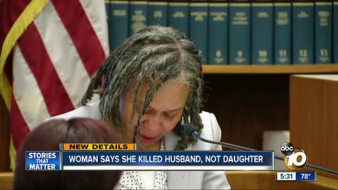 San Carlos woman says she killed husband, not daughter
