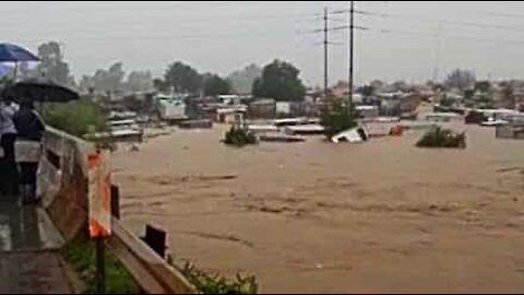 Terrifying floods in Pretoria, South Africa