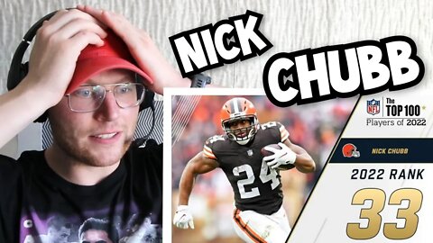 Rugby Player Reacts to NICK CHUBB (Cleveland Browns, RB) #33 NFL Top 100 Players in 2022