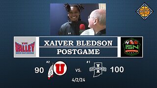 NIT Semi-Final Post-Game Interview with #0 Xaiver Bledson