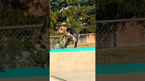 Happy frontside Friday have a good weekend, Aiden sweepin and layback revert #skateboarding #skate