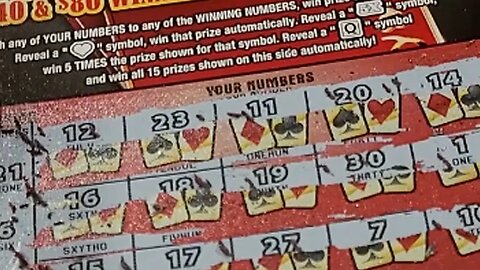 Spent $25 on Lottery Tickets from Kentucky!