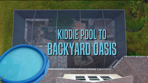 Kiddie Pool to Backyard Oasis