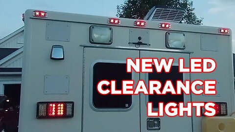 Ambulance Conversion Clearance Lights LED Upgrade | Building The Campulance