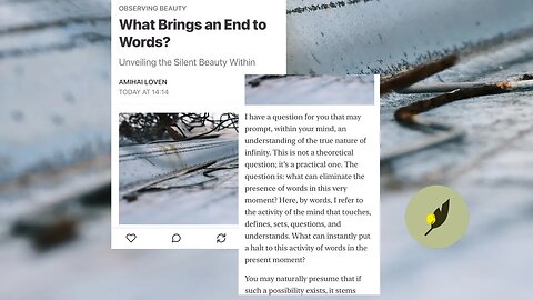 What brings an end to words? | CreativeThreads.com