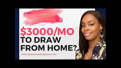 Get Paid $3,000/Mo To Draw from Home: Create Cartoons, Paintings & Art Designs