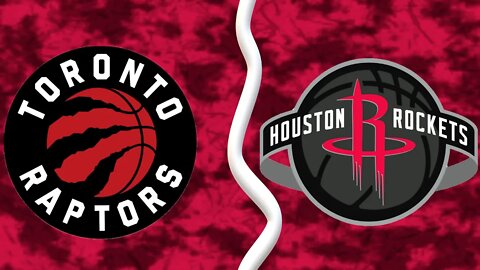 Toronto Raptors VS Houston Rockets Live NBA | Raptors VS Rockets