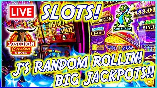 🔴 LIVE SLOT PLAY! JACKPOT TIME! J'S LOW ROLLIN' WEDNESDAY! EPISODE 35! LONGHORN CASINO