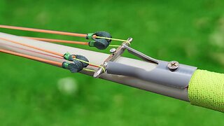 DIY slingshot | pulley slingshot double trigger | Wood Art TG