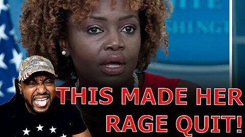 Karine Jean Pierre RAGE QUITS In Middle Of Interview After Confronted On Joe Biden Having Dementia