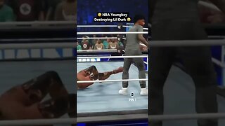 NBA Youngboy Kicking And Stomping Lil Durk 🤣😂 WWE 2k23 Rap Battle
