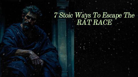 7 Stoic Ways to Escape the Rat Race