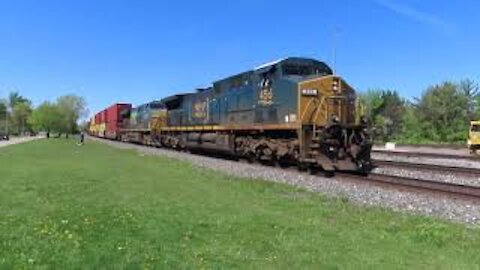 CSX Q158 Intermodal Train From Berea, Ohio May 1, 2021