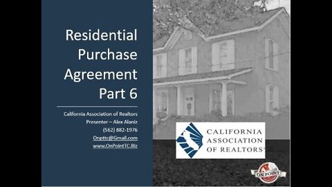35 Residential Purchase Agreement Part 6 of 6 (Old Version) 11/03/21