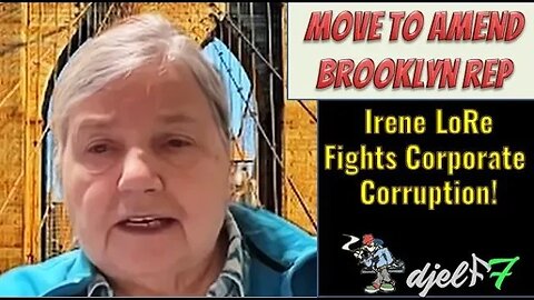 Irene Lore Brooklyn rep for Move to Amend takes on Corporate corruption!