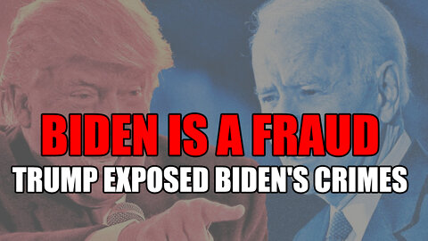 Biden Is A Fraud: Trump Exposed Biden'S Crimes To The Whole World...#Trumpwon
