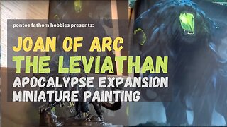 Joan of Arc - Leviathan Minitaure Painting