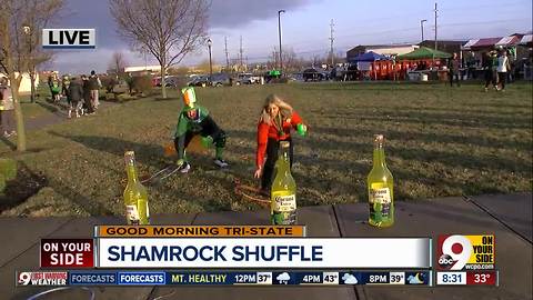 Try this obstacle course (with a beer) at Shamrock Shuffle