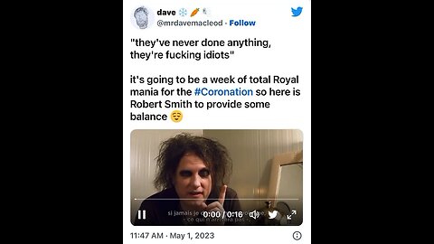 Robert Smith on Royal ‘Honours’