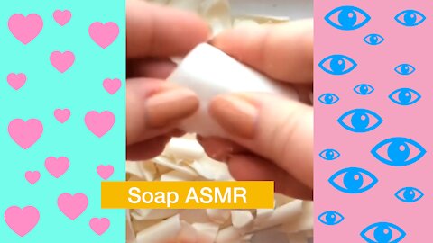 Soap cutting & crush ASMR #15 (NO TALKING!