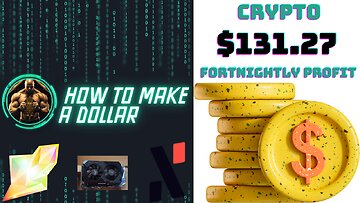 Fortnightly profitability from mining cryptocurrency and playing play to earn splinterlands sps