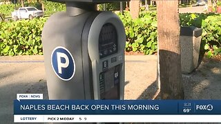 Visitors continue traveling to Naples Beach, despite reopening restrictions