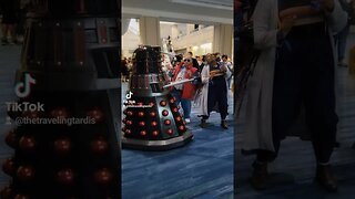 💃 #DALEK VS 💃 #MARTYMCFLY & #THIRTEENTHDOCTOR ON THE #DANCEFLOOR #TBCC #TBCC2022 #SUBSCRIBE #SHORTS