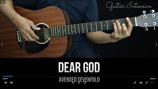 Dear God - Avenged Sevenfold | EASY Guitar Tutorial with Chords / Lyrics